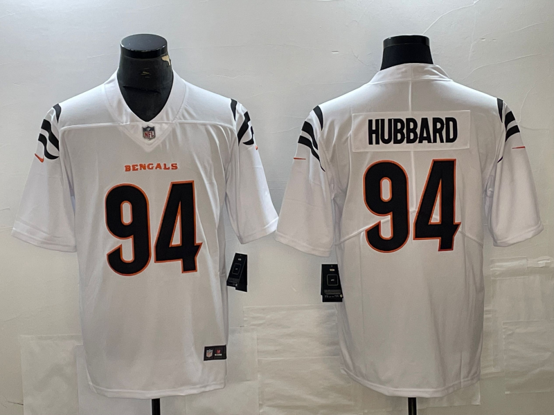Men’s Cincinnati Bengals Sam Hubbard #94 White Jersey