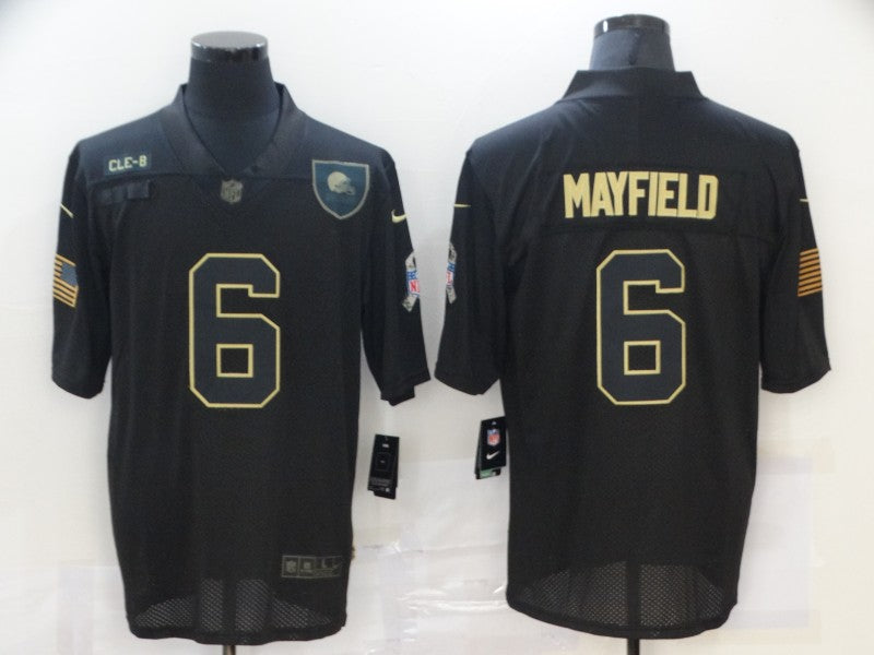 Men’s Cleveland Browns Baker Mayfield #6 Black Jersey