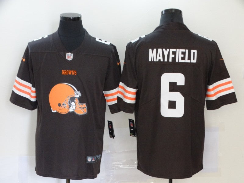 Men’s Cleveland Browns Baker Mayfield #6 Brown Jersey