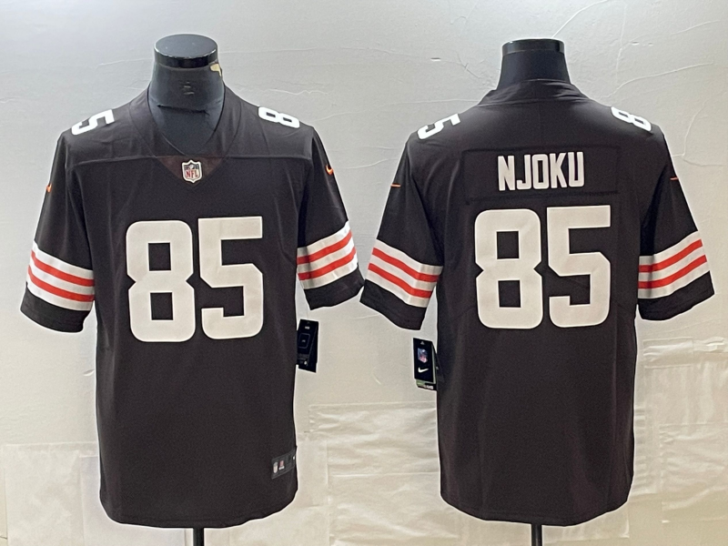 Men’s Cleveland Browns David Njoku #85 Brown Jersey