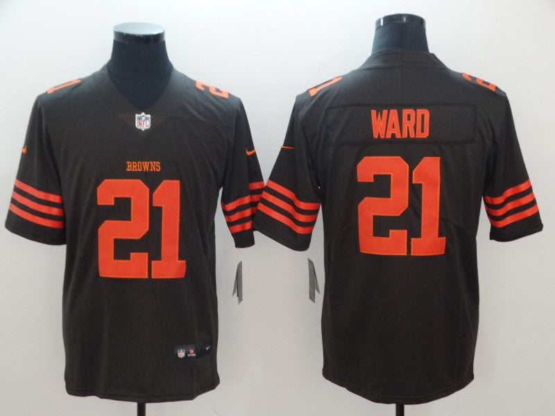 Men’s Cleveland Browns Denzel Ward Black Legend Jersey