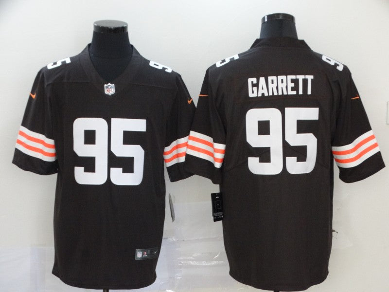 Men’s Cleveland Browns Myles Garrett #95 Brown Jersey