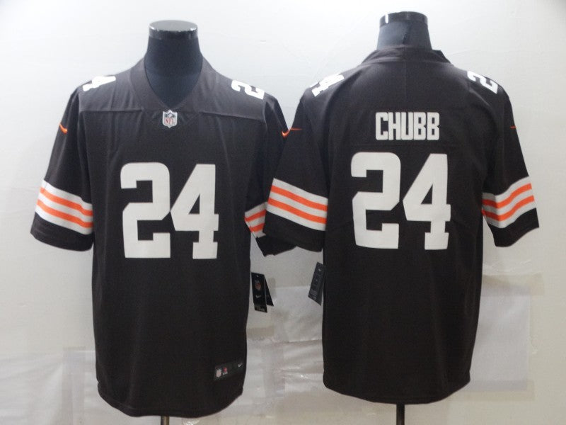 Men’s Cleveland Browns Nick Chubb #24 Brown Jersey