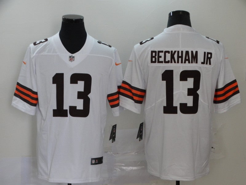 Men’s Cleveland Browns Odell Beckham Jr. #13 White Jersey