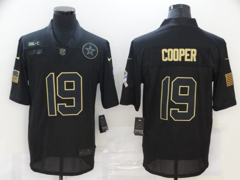 Men’s Dallas Cowboys #19 Amari Cooper Black Jersey