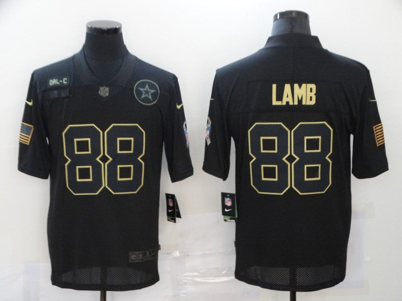 Men’s Dallas Cowboys #88 CeeDee Lamb Black Jersey