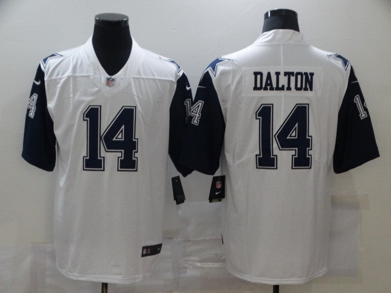 Men’s Dallas Cowboys Andy Dalton #14 White Jersey