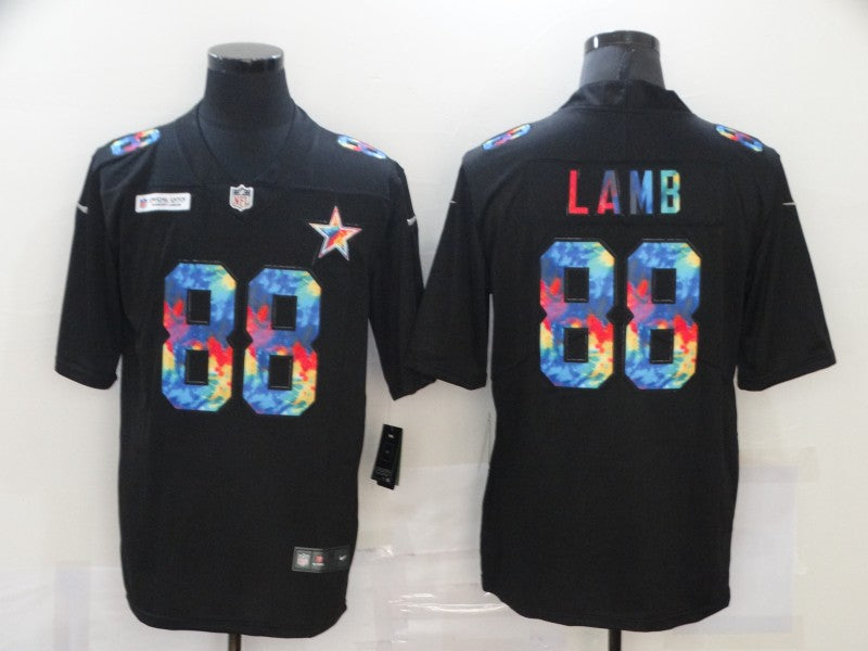 Men’s Dallas Cowboys CeeDee Lamb #88 Black Alternate Jersey