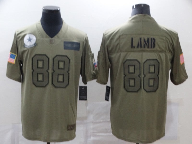 Men’s Dallas Cowboys CeeDee Lamb #88 Brown Jersey