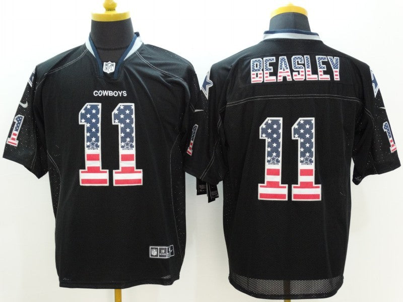 Men’s Dallas Cowboys Cole Beasley #11 Black Jersey