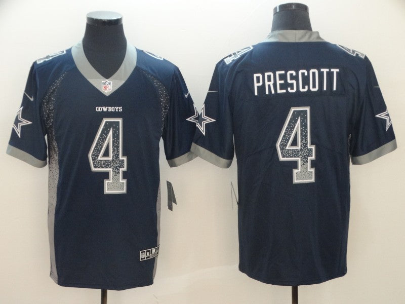 Men’s Dallas Cowboys Dak Prescott #4 Navy Jersey