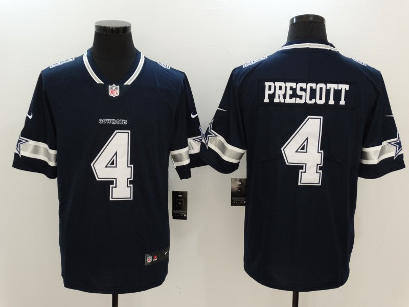 Men’s Dallas Cowboys Dak Prescott #4 Navy Jersey