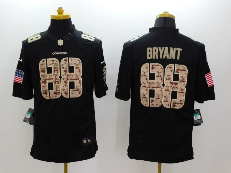 Men’s Dallas Cowboys Dez Bryant #88 Black Jersey