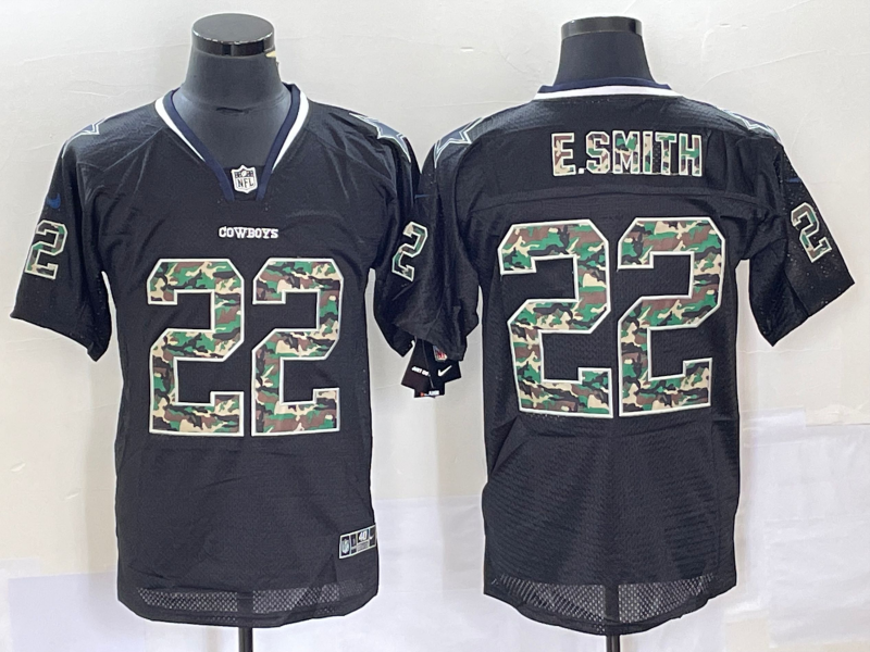Men’s Dallas Cowboys Emmitt Smith #22 Black Jersey