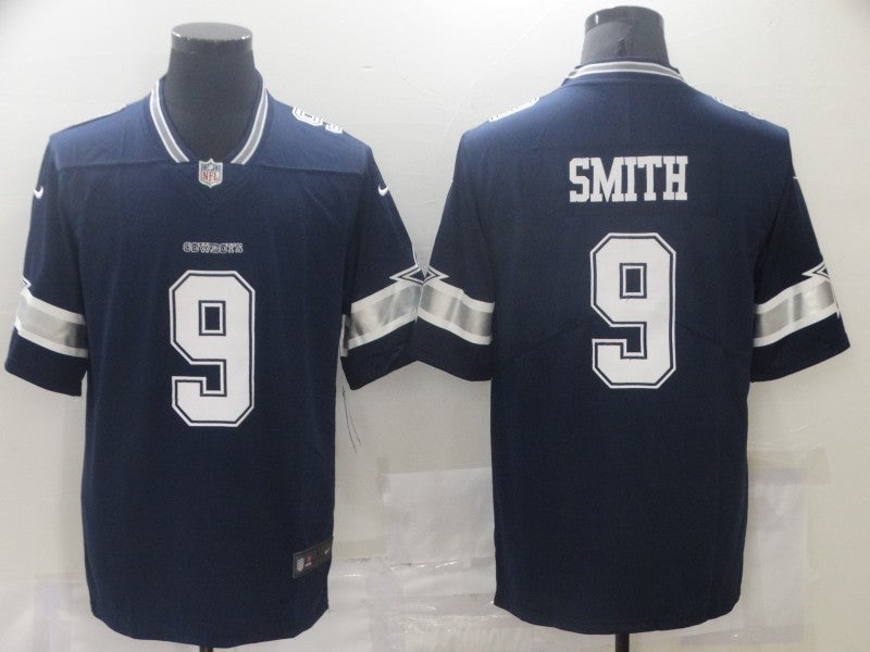 Men’s Dallas Cowboys Emmitt Smith #9 Navy Jersey