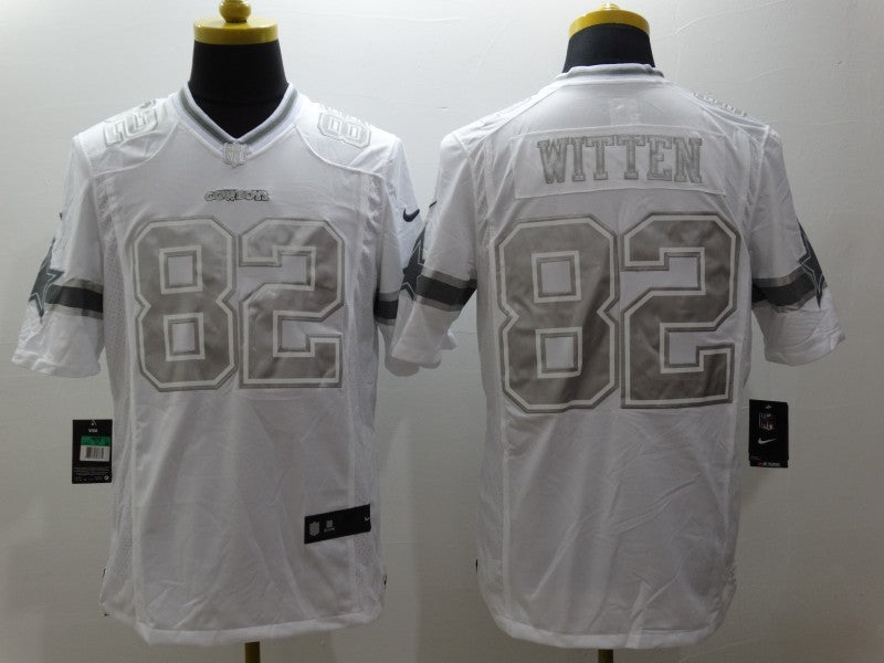 Men’s Dallas Cowboys Jason Witten #82 White Jersey