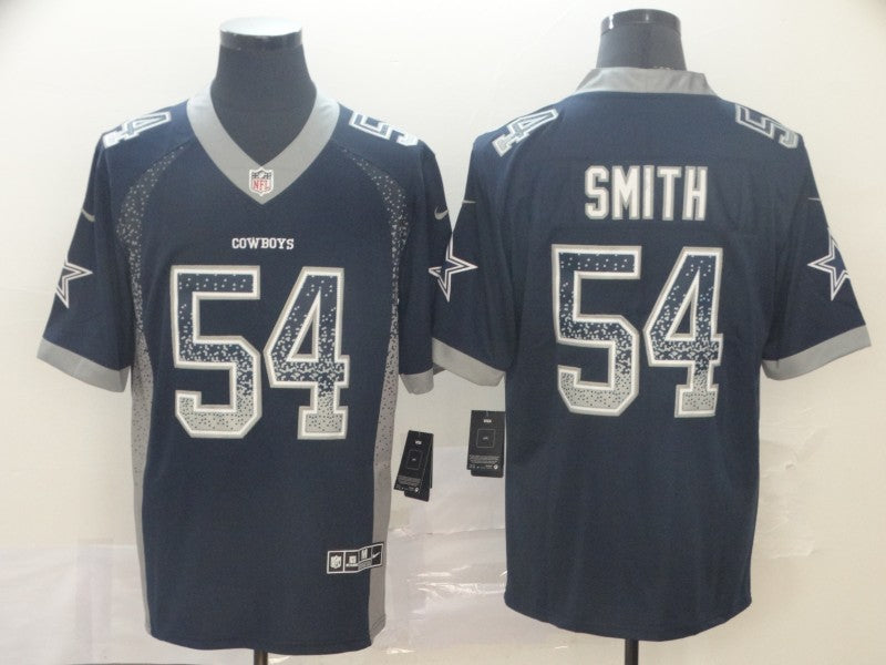 Men’s Dallas Cowboys Jaylon Smith #54 Navy Jersey