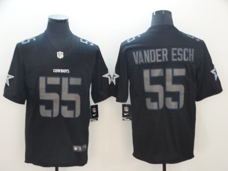 Men’s Dallas Cowboys Leighton Vander Esch #55 Black Alternate Jersey
