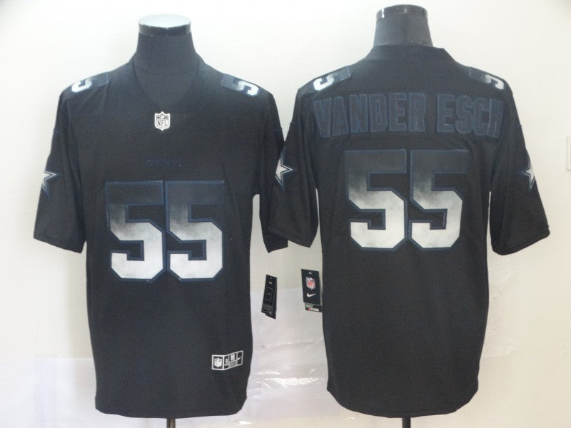 Men’s Dallas Cowboys Leighton Vander Esch #55 Black Team Jersey