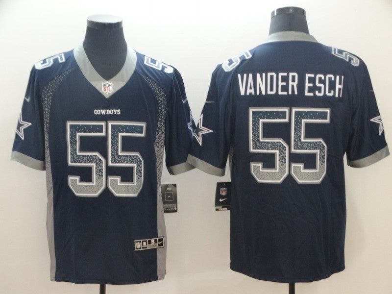 Men’s Dallas Cowboys Leighton Vander Esch #55 Navy Alternate Jersey