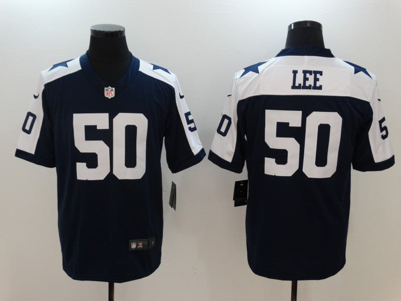 Men’s Dallas Cowboys Sean Lee #50 Navy Jersey