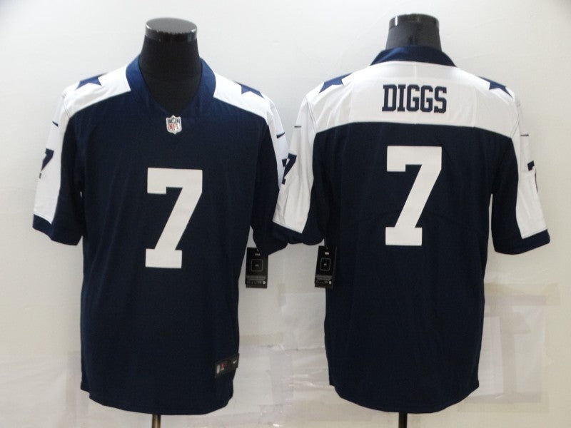 Men’s Dallas Cowboys Trevon Diggs #7 Navy Jersey