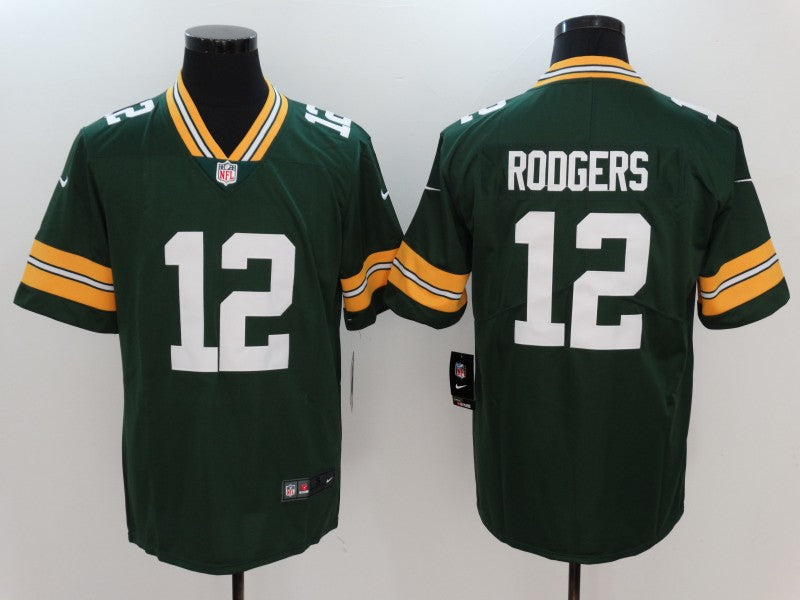 Men’s Green Bay Packers #12 Aaron Rodgers Home Jersey