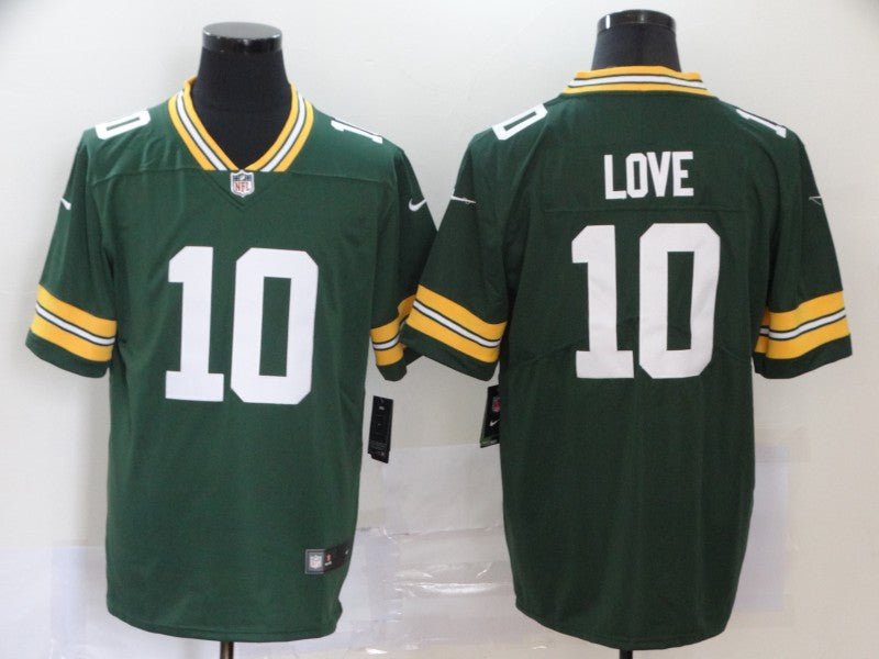 Men’s Green Bay Packers Jordan Love #10 Green Jersey