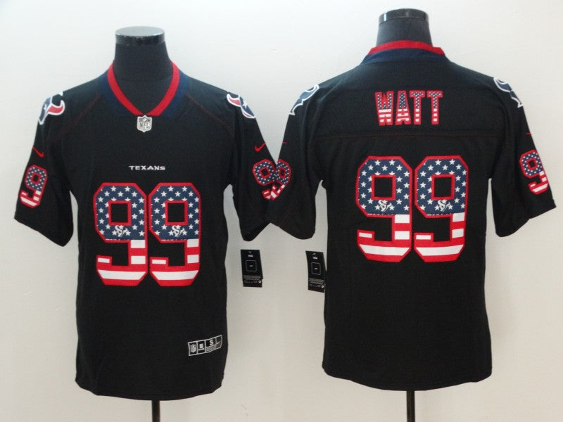 Men’s Houston Texans #99 J.J. Watt Black Alternate Jersey