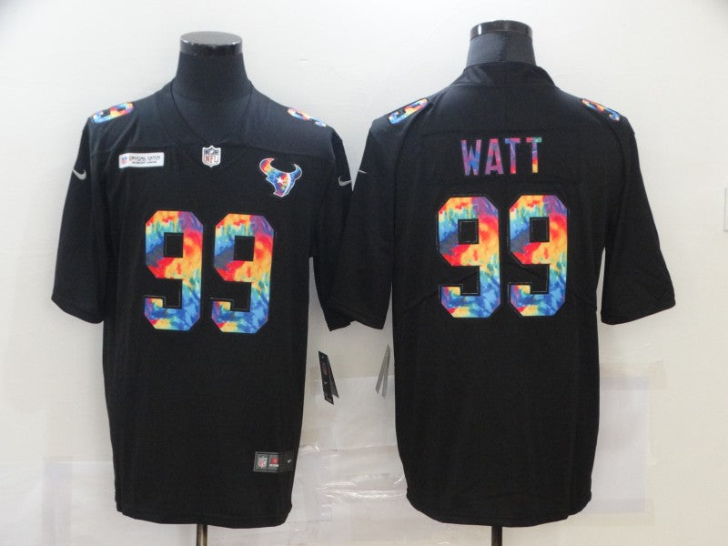 Men’s Houston Texans #99 J.J. Watt Black Jersey