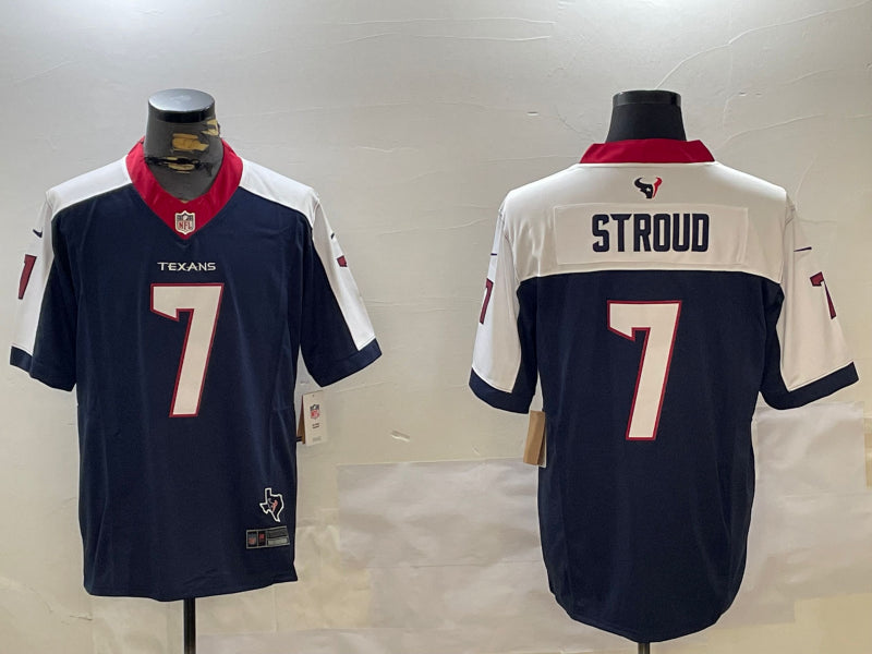 Men’s Houston Texans C.J. Stroud #7 Navy Team Jersey