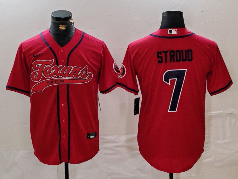 Men’s Houston Texans C.J. Stroud #7 Red Jersey