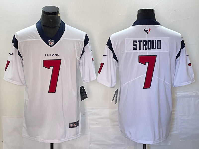 Men’s Houston Texans C.J. Stroud #7 White Jersey