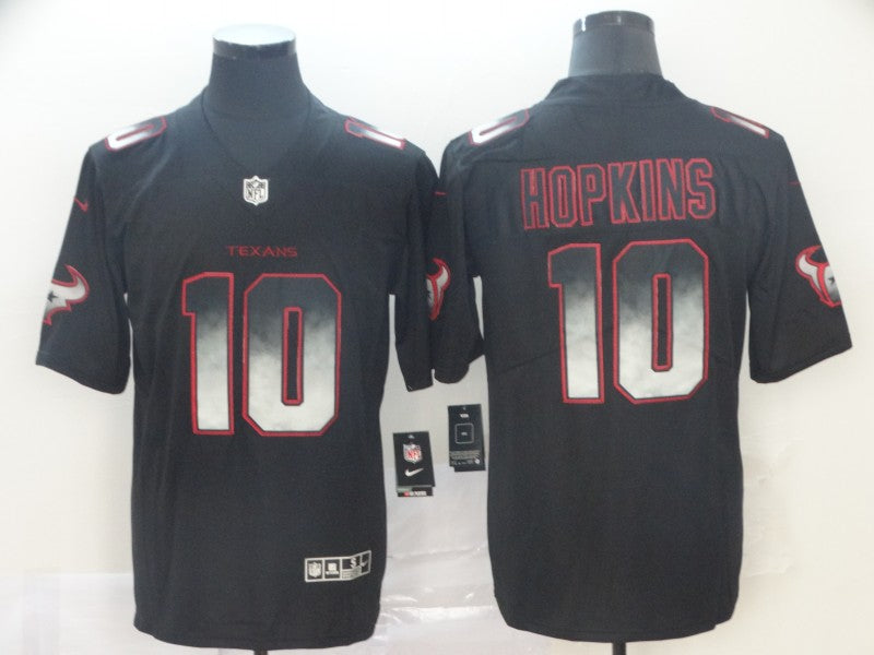 Men’s Houston Texans DeAndre Hopkins #10 Black Authentic Jersey