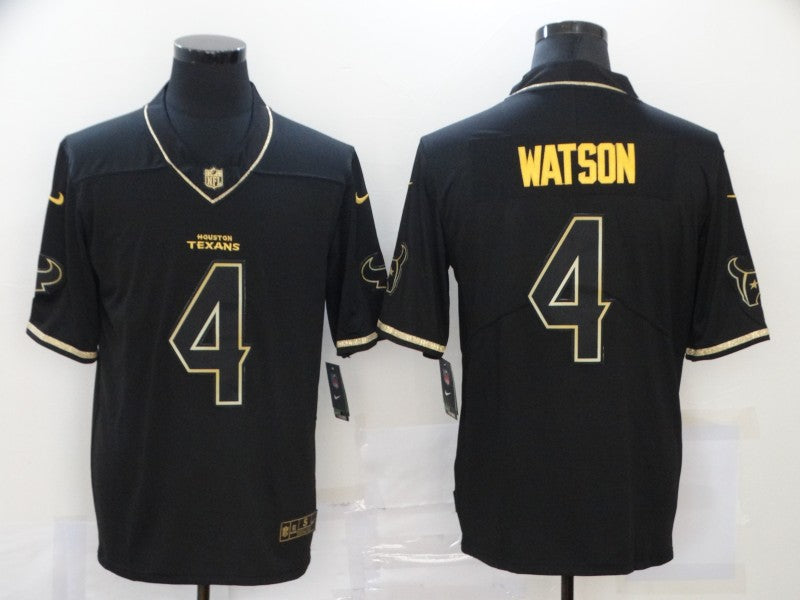 Men’s Houston Texans Deshaun Watson #4 Black Jersey