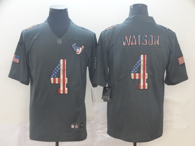 Men’s Houston Texans Deshaun Watson #4 Black Team Jersey