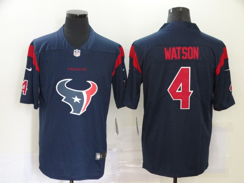 Men’s Houston Texans Deshaun Watson #4 Navy Jersey