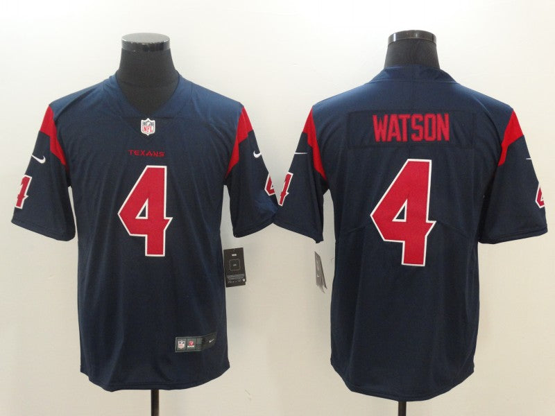 Men’s Houston Texans Deshaun Watson #4 Navy Jersey