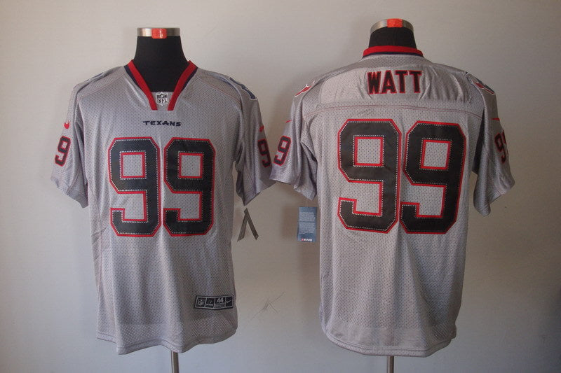 Men’s Houston Texans J.J. Watt #99 Gray Jersey