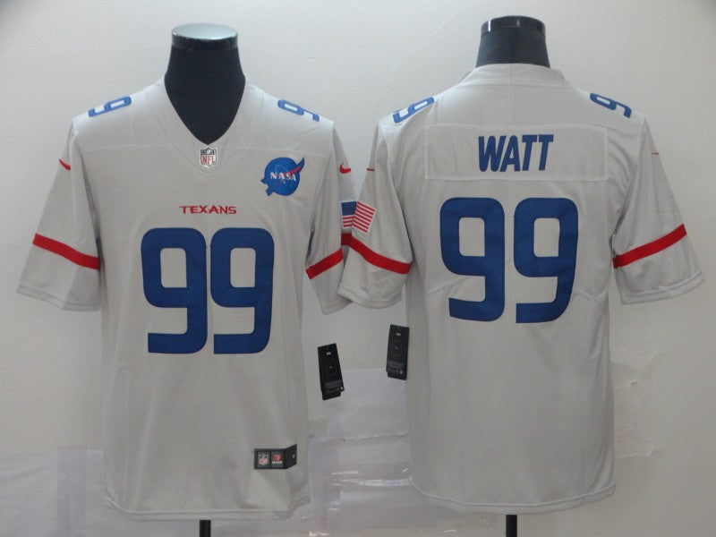 Men’s Houston Texans J.J. Watt #99 White City Edition Jersey