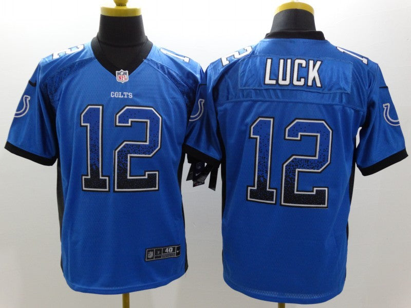 Men’s Indianapolis Colts Andrew Luck #12 Blue Jersey