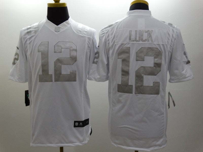 Men’s Indianapolis Colts Andrew Luck #12 White Jersey