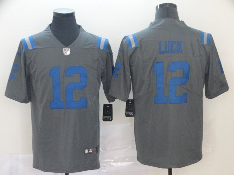 Men’s Indianapolis Colts Andrew Luck Gray Jersey