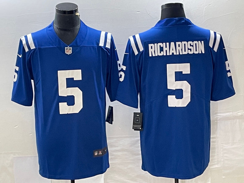 Men’s Indianapolis Colts Anthony Richardson #5 Royal 2023 NFL Draft First Round Pick Jersey
