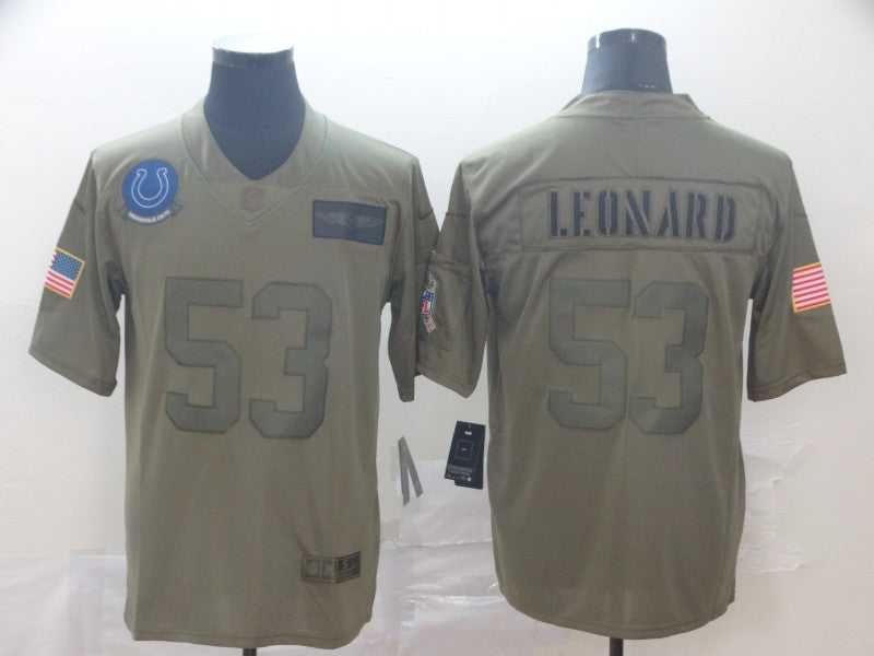 Men’s Indianapolis Colts Darius Leonard Brown Jersey