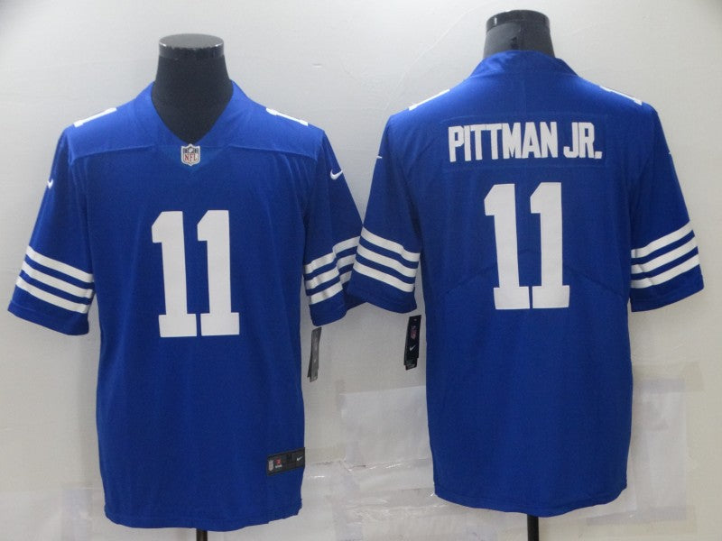 Men’s Indianapolis Colts Michael Pittman Jr. #11 Blue Jersey