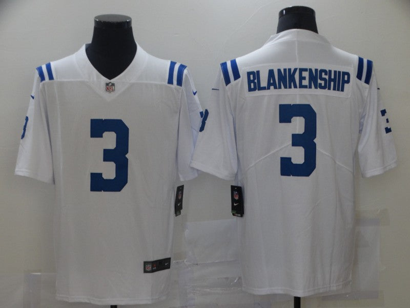 Men’s Indianapolis Colts Rodrigo Blankenship #3 White Jersey