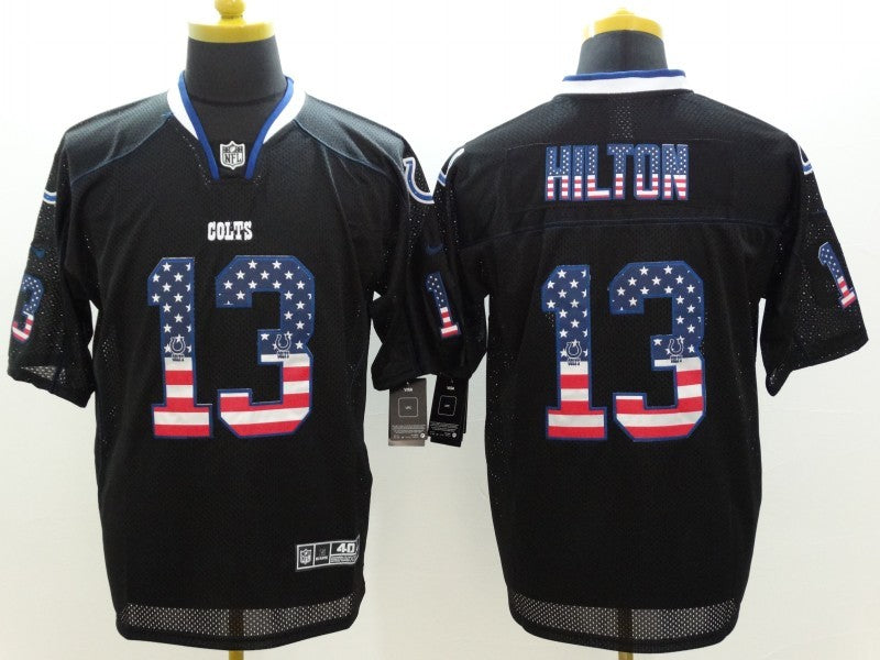 Men’s Indianapolis Colts T.Y. Hilton #13 Black Jersey