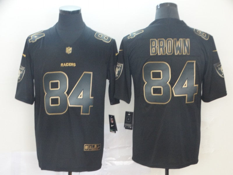 Men’s Las Vegas Raiders Antonio Brown #84 Black Jersey
