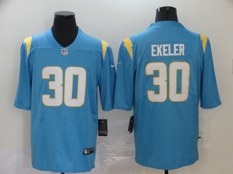 Men’s Los Angeles Chargers Austin Ekeler #30 Powder Blue Jersey